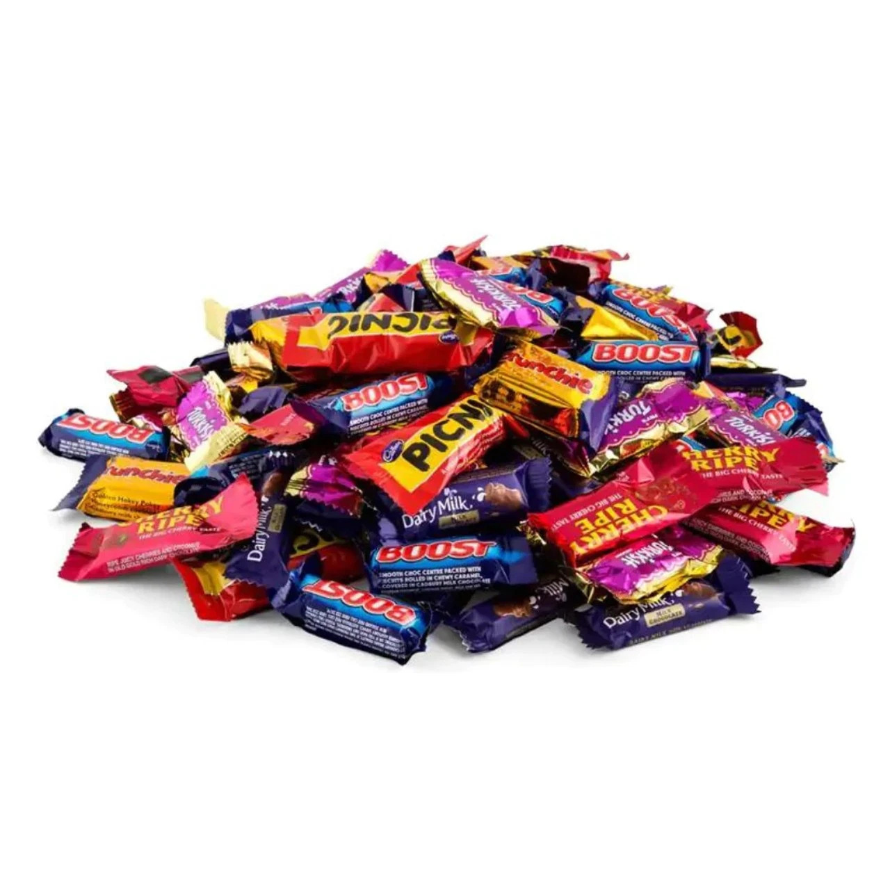 New Cadbury Variety Jumbo Pack 110 Pieces Assorted Fun Size 1.56kg Chocolate Box - Image 4